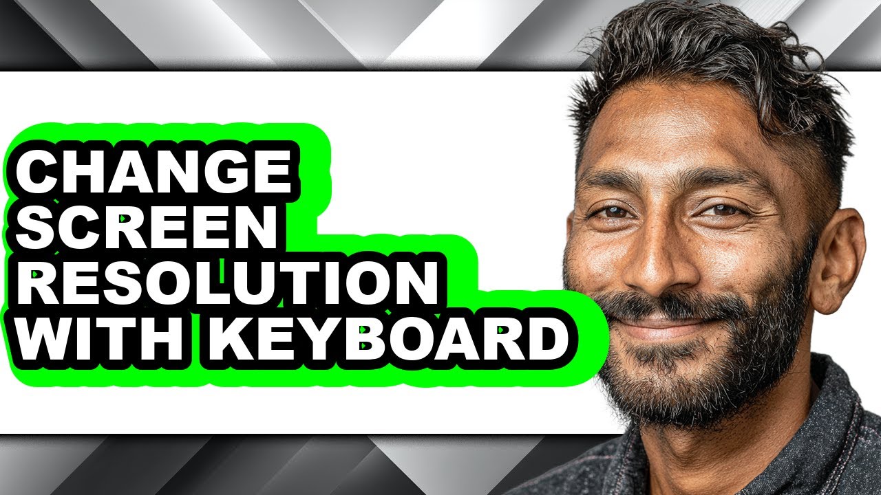 How to Change Screen Resolution with Keyboard (updated) - YouTube