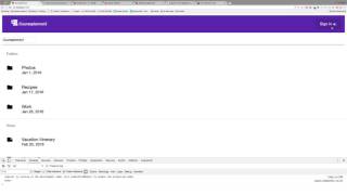 Adding signin and signout to top toolbar