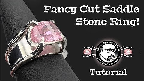 Making A Fancy Saddle Stone Ring: A Silversmithing Tip