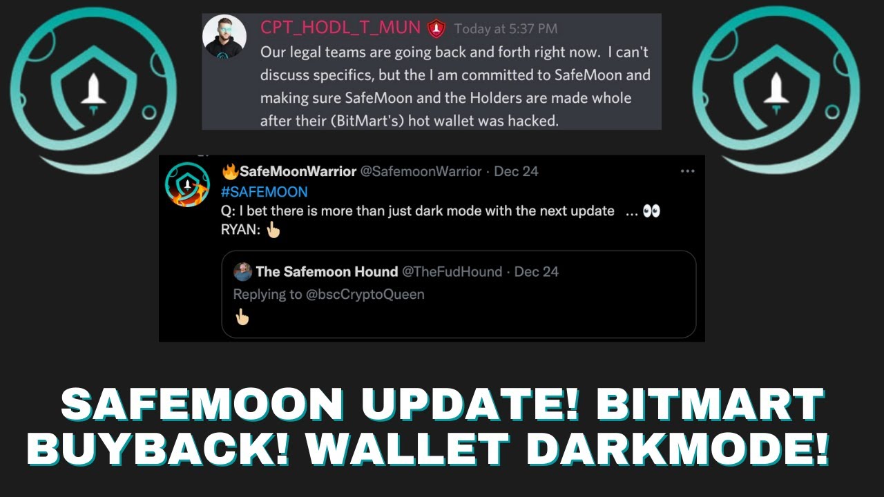SAFEMOON UPDATES! BITMART BUYBACK, WALLET UPDATES!