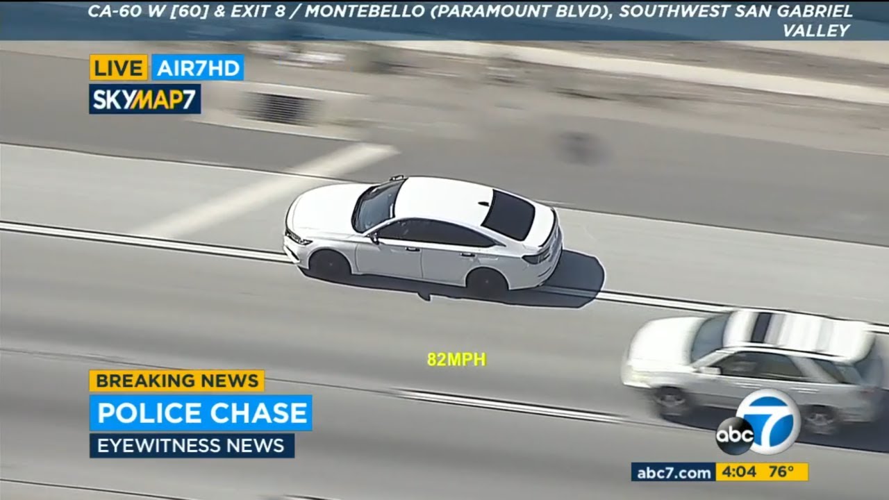 Live Police Chase in California Los Angeles #chase #california # ...