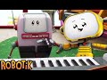 Robot&#39;s Fraidy Cat | Robot Cartoons For Kids By Robotik | Pop Teen Toons