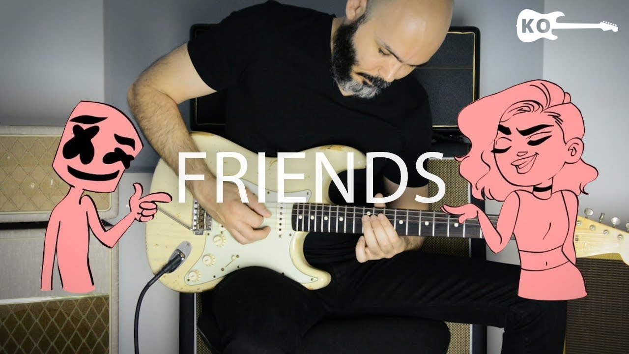 Marshmello & Anne-Marie - Friends - Electric Guitar Cover by Kfir Ochaion