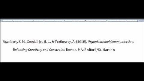 Common Errors in APA Citation