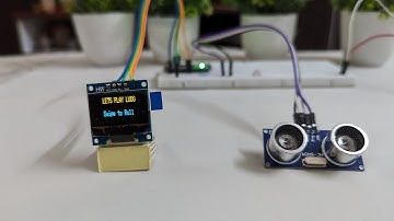 Touchless Dice Roll using Arduino nano, OLED and Ultrasonic Sensor