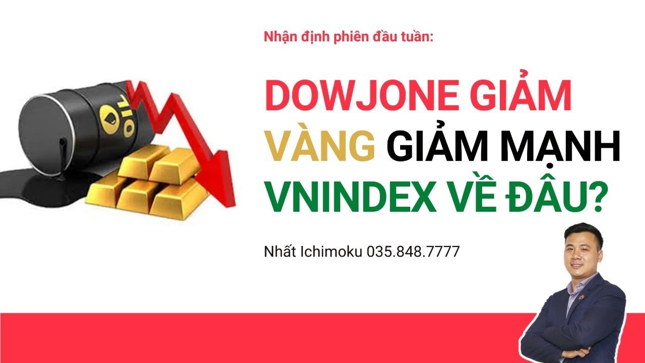 Nhận định thị trường 21/06: Dowjone giảm Vàng giảm, VNINDEX sẽ đi về đâu?