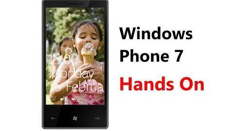 Windows Phone 7 Hands On