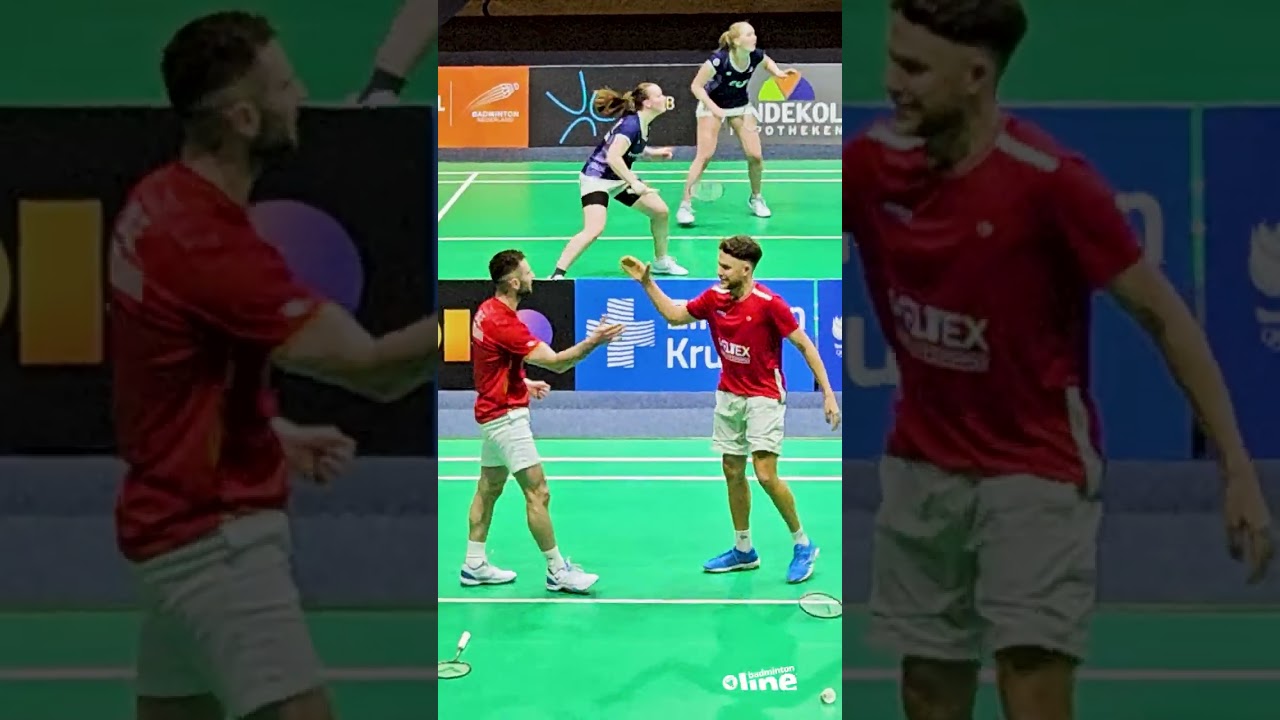 Ruben Jille and Andy Buijk securing men's doubles title at Dutch Nationals 2024 