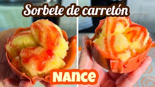 Sorbete de carretón  de nance