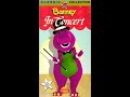 Barney In Concert 1996 VHS 