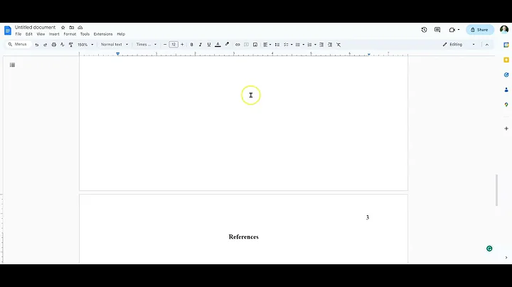 Formatting a Reference page in APA Ed 7 using Google Docs