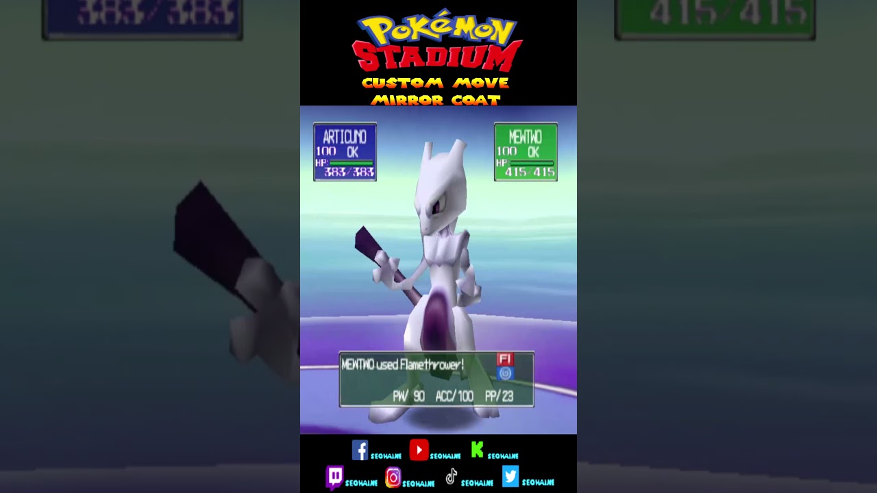 pokemon stadium custom move MIRROR COAT Romhack/Mod