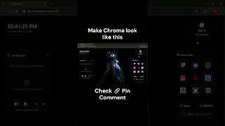chrome glow up in 5 seconds #chrome #extensions #anime #aestheticwallpaper #pcsetup #livewallpapers