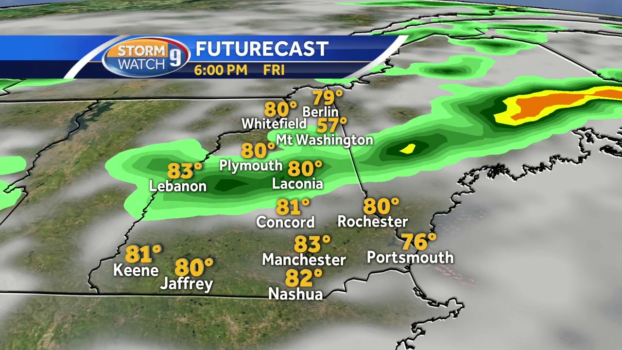 Watch: Scattered thunderstorms possible - YouTube
