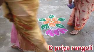 Easy And Simple Rani, Daily Rani, Kolam, Muggulu, Lotus Design Rani,Rango D Priya Rani