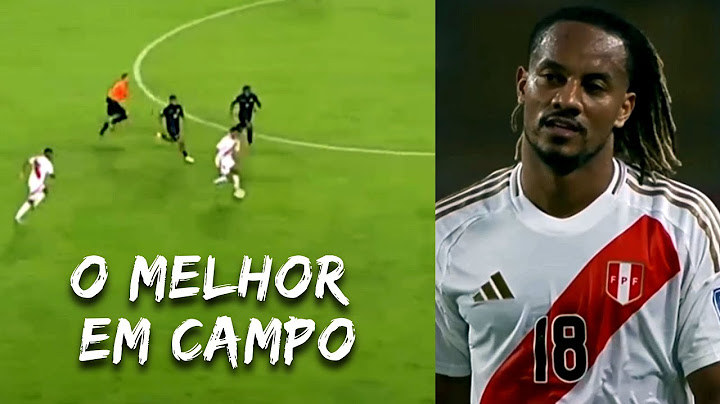 CARRILLO DEITOU NO MEIO-CAMPO DA SELEÇÃO | André Carrillo vs Equador