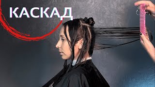 Женская стрижка Каскад