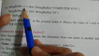 Class 10th computer Chapter 4(String Handling) String Buffer functions 18/9/2020