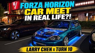 Larry Chen hosted a Forza Horizon car meet IN REAL LIFE - Turn 10 Studios HQ in Redmond, WA