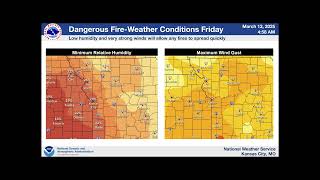 13 March 2025 - 4 pm CDT - Multi Hazard Briefing (Severe, Winds, Fire Wx)