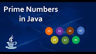 How to write a program in Java to determine whether a given number is a prime or not | Use for loops