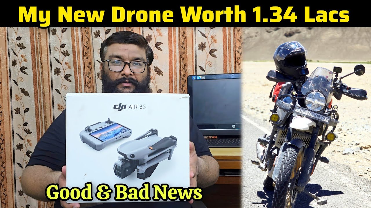 Bought New DJI Air 3s Drone Fly More Combo Worth 1.34 Lakhs | Good & Bad News 