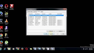 How To Speed Up | Stop autostart Programs in Windows 7