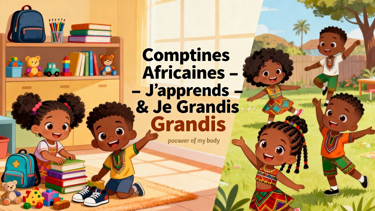 Apprenons ensemble...ranger ses affaires, le pouvoir de ton corps | Comptine africaine 
