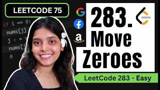LeetCode 75 | 283. Move Zeroes | Two Pointer Approach | DSA