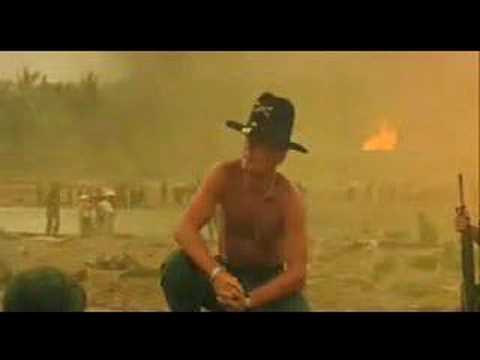 Apocalypse Now Smell Of Napalm Youtube