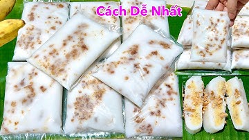 Cách làm Kem Chuối - Kem Nước Cốt Dừa Sánh Mịn Thơm Béo không dăm đá- Banana coconut ice cream