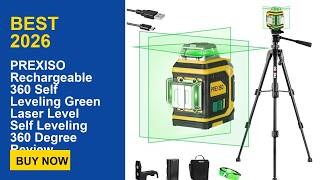 PREXISO Rechargeable 360 Self Leveling Green Laser Level Self Leveling 360 Degree Review