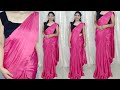 how to get perfect plate on silk saree | silk saree draping tips | silk saree draping