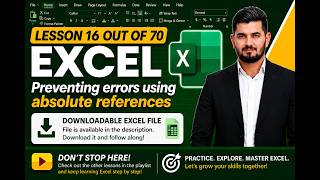 Lesson (16 of 70) EXCEL Preventing errors using absolute references