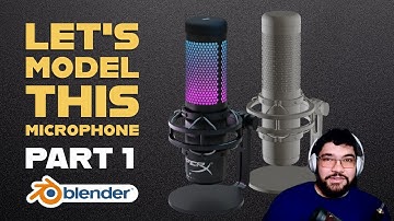 Blender Tutorial - Microphone modeling