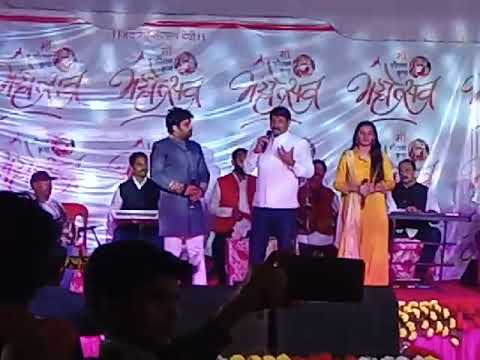 Kala Teeka Laav Re Maliniya Bhojpuri Devi Geet Stage Show By Manoj Tiwari Mridul