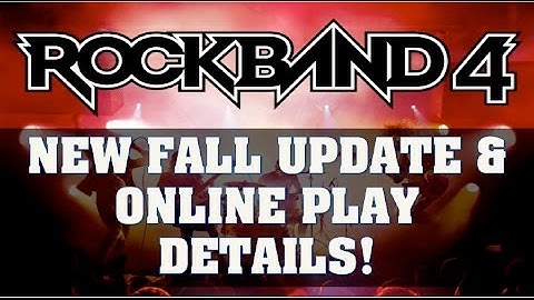 Rock Band 4 News: More Online Play and Fall Update News (RockBandAide Interview)
