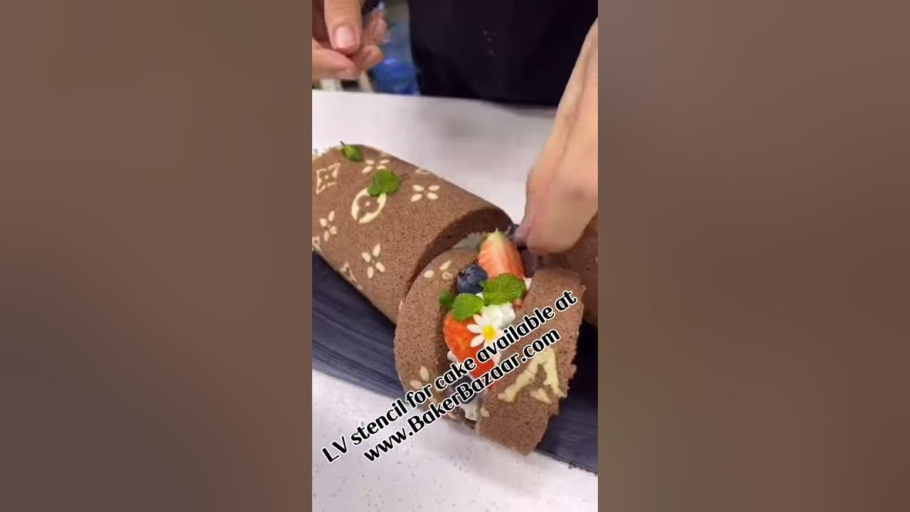 how to get louis vuittion cake stencil｜TikTok Search