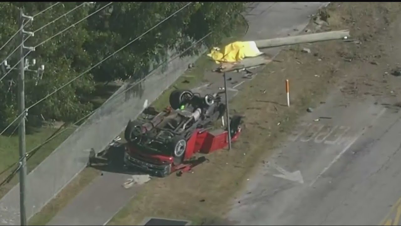 Driver killed after collision with tow truck, power out for hours - YouTube