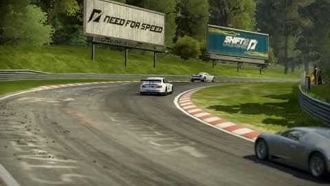 NFS Shift 2 Unleashed Gameplay - Nurburgring - Logitech Driving Force