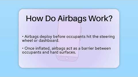 How Do Airbags Work? - Talking Tech Trends