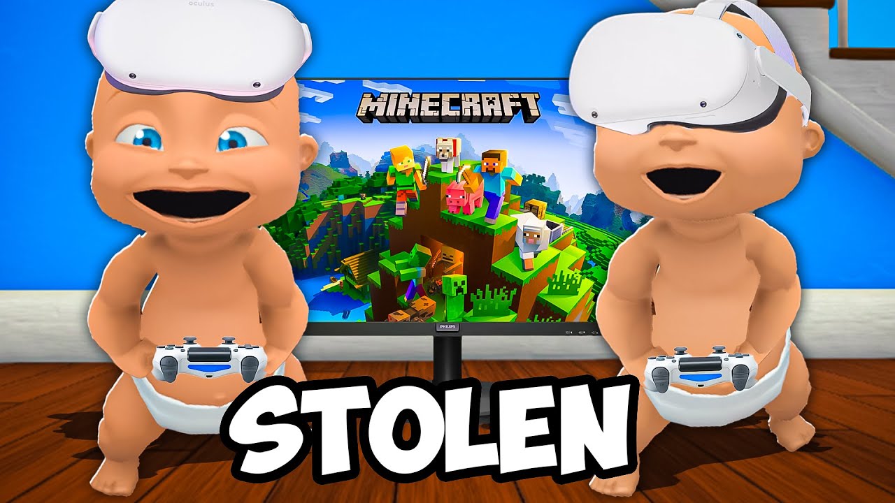 Baby STEALS VR HEADSET!