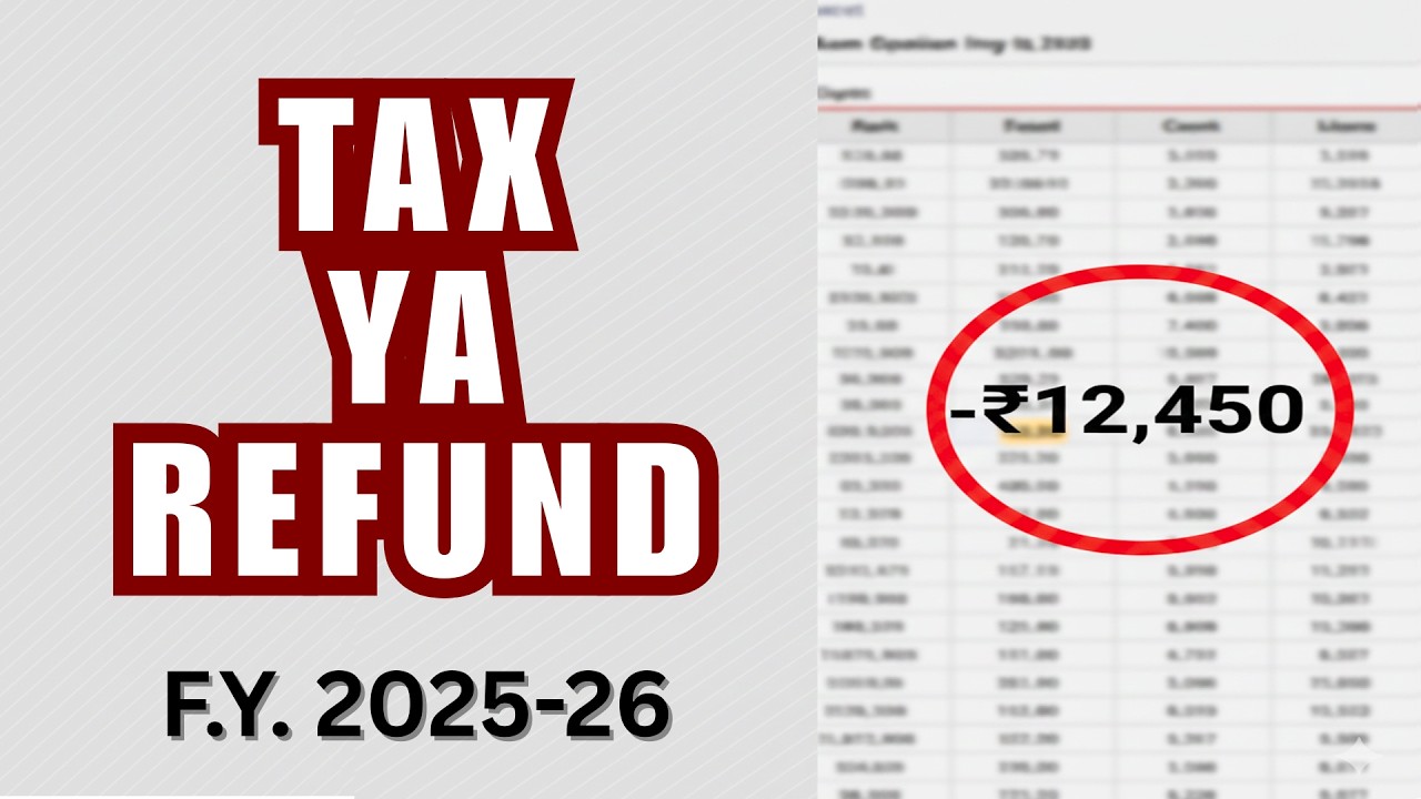 Income Tax Calculator | New Tax Regime | 2 मिनट में जानें Tax या Refund | FY 2025–26