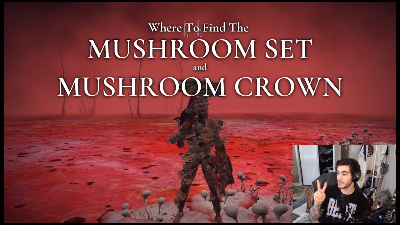 Where to Find the MUSHROOM SET and MUSHROOM CROWN in Elden Ring