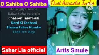 O Sahiba O Sahiba | Duet Karaoke Bollywood [Romantis] Tampa vokal cowok @saharlia