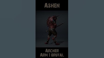 Ashen Archer Arm1 Brutal 360 #character #rogerkint #3d #animation #gaming #unity #unreal #ashen