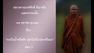 171031A-3 จงเป็นน้ำหรือฟ้า อย่าไปเป็นปลาหรือนก ตอน 3 - หลวงตาณรงค์ศักดิ์ ขีณาลโย