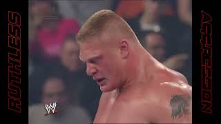 Brock Lesnar vs. Hardy Boyz | WWE RAW (2002)