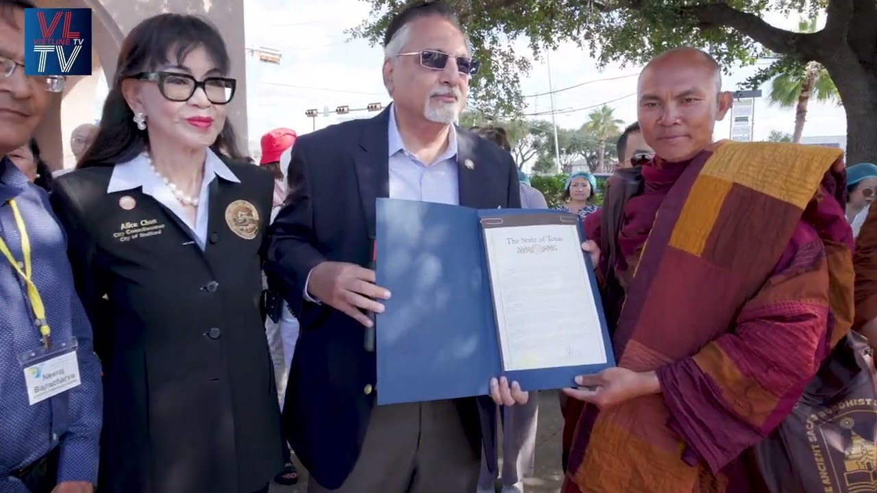 Chư Tăng đi bộ vì hoà bình 2300 miles từ Forth Worth đến Washington DC