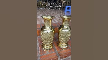 Cặp bình đồng tứ linh cao 38cm nặng 9kg ( giá 4tr200). Lh: 0907172315